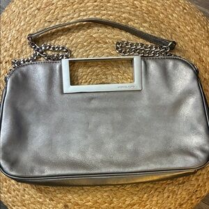 Michael Kors Pewter Chain Shoulder Bag
